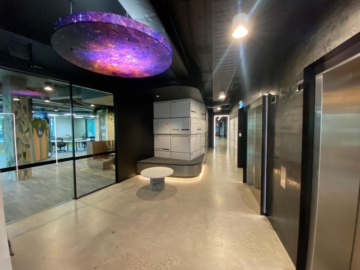 Feature corridor lighting