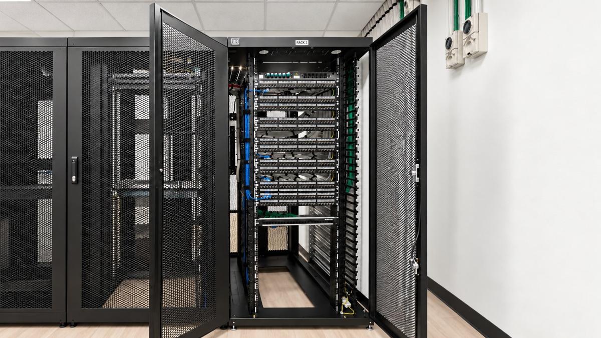 Comms room and data cabling