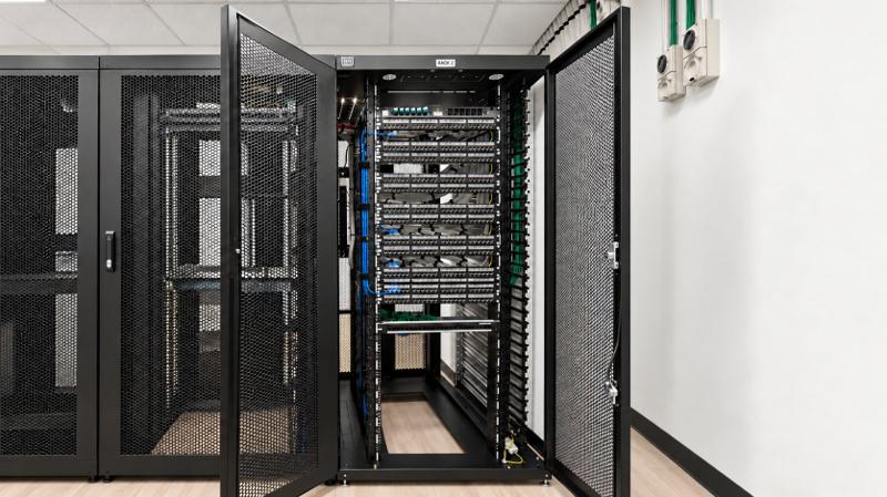 Comms room and data cabling
